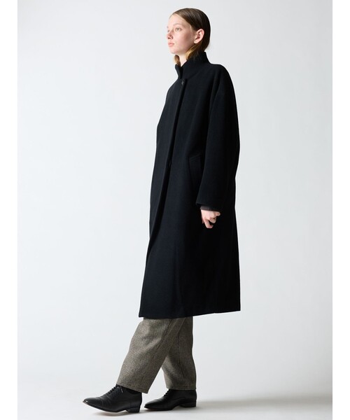 大人気　定番　mizuiroind レディースダッフルコート　チャコールグレー ミズイロインド ダッフルコート ロングコート mizuiro ind レディース