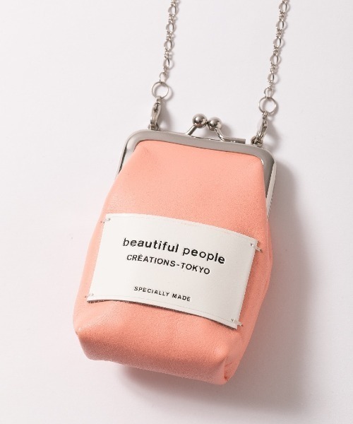 beautiful people ポーチ ピンク 0240824S1230 beautiful people 「beautiful people」 ポーチ FREE ピンク