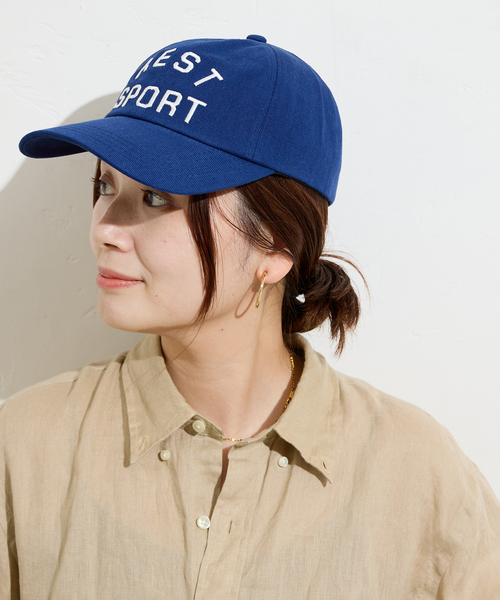 【rest & recreation】キャップ ネイビー Rest＆Recreation キャップ 帽子 「Rest＆Recreation/レスト