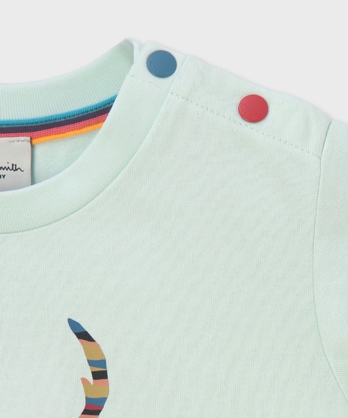 【新品タグ付】Paul Smith JUNIOR アイスロゴ半袖Tシャツ 140 Paul Smith JUNIOR（ポールスミスジュニア）の「アイスロゴ半袖T