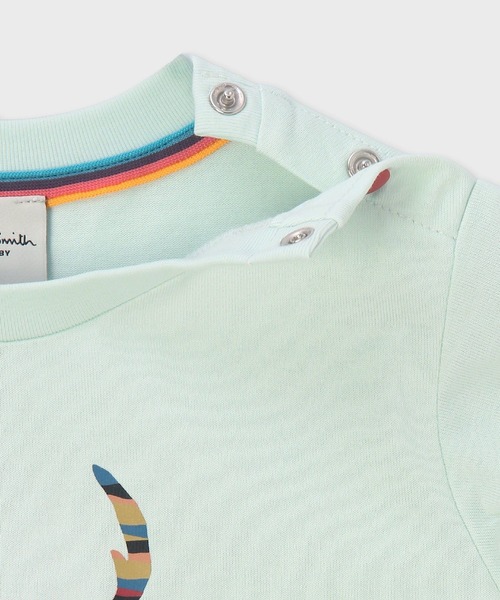 【新品タグ付】Paul Smith JUNIOR アイスロゴ半袖Tシャツ 140 Paul Smith JUNIOR（ポールスミスジュニア）の「アイスロゴ半袖T
