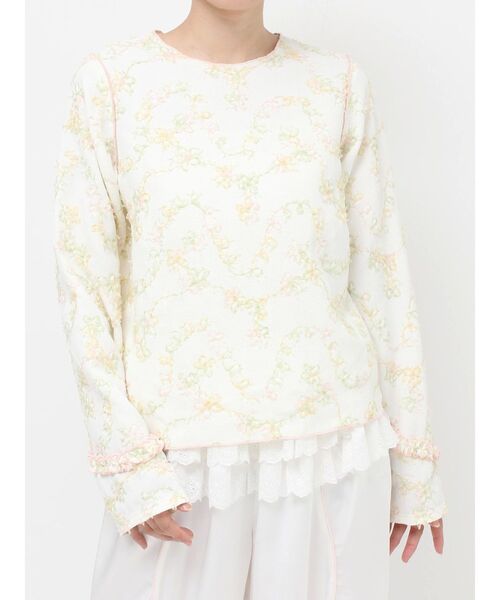 merry jenny（メリージェニー） tシャツ flower pastel tops