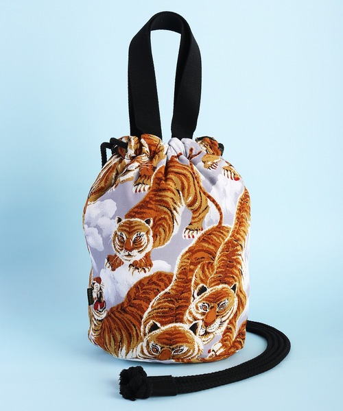 HOUSTON（ヒューストン） エコバッグ 百虎 和柄 エフェクトバッグ 日本