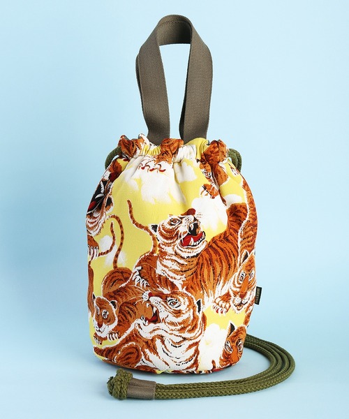 HOUSTON（ヒューストン） エコバッグ 百虎 和柄 エフェクトバッグ 日本