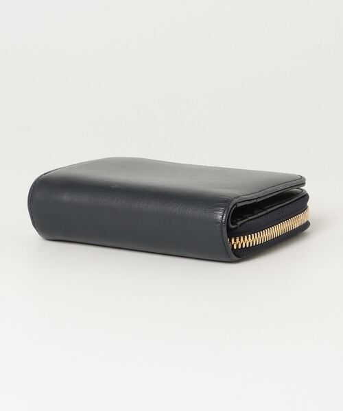 agnès b. VOYAGE ネイビー 三つ折り財布 agnes b． VOYAGE 「agnes VOYAGE」 財布 - ネイビー レディース
