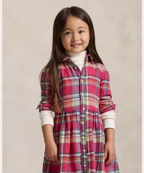 Polo Ralph Lauren Childrenswear ワンピース チェック コットン
