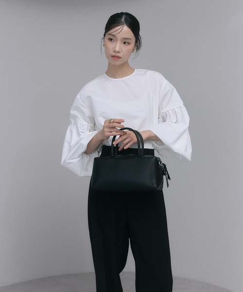 soins ハンドバッグ 「牛革」ボックスハンドバッグ : ZOZOTOWN Yahoo