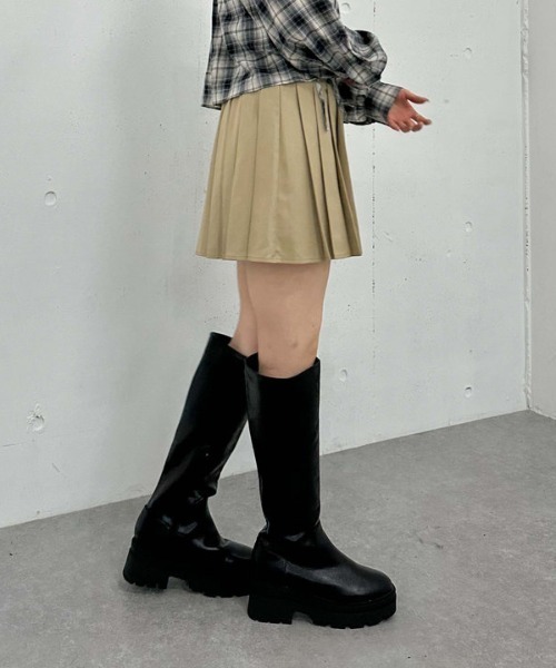 archives ロングブーツ アルシーヴ archives エンジニアブーツ （BRN） -ファッション通販