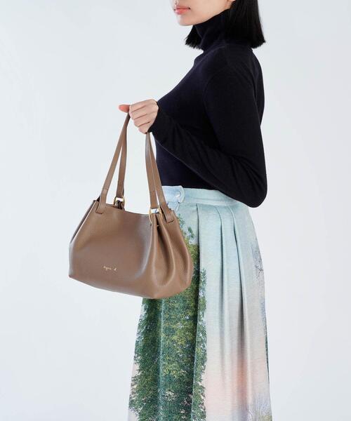 agnes b.（アニエスベー） トートバッグ レザー ミディアム トート