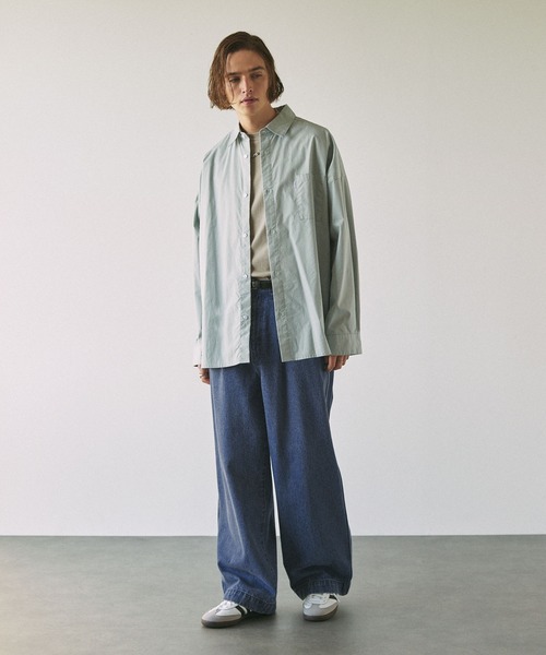 「EMMA CLOTHES」 加工デニムパンツ L チャコール メンズ