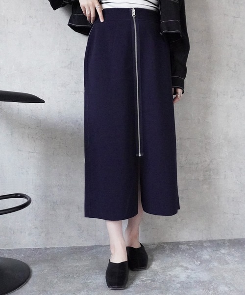 Emma（エマ） スカート リバーシブルファスナーロングスカート