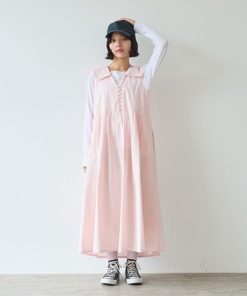 bulle de savon ビュルデサボン はなとまる キルティングワンピース