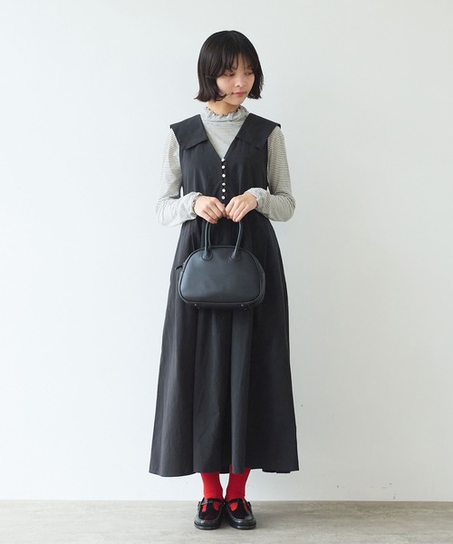 ビュルデサボン　ワンピース　完売品 bulle de savon（ビュルデサボン）の「imari×tsubaki プリント