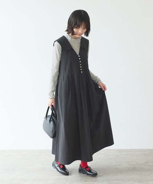 bulle de savon（ビュルデサボン） ワンピース コットン/キュプラ 高