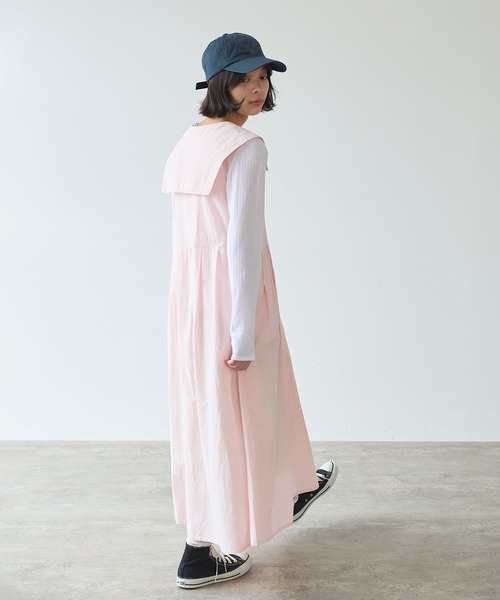 bulle de savon（ビュルデサボン） ワンピース コットン/キュプラ 高