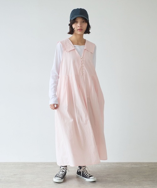 bulle de savon（ビュルデサボン） ワンピース コットン/キュプラ 高