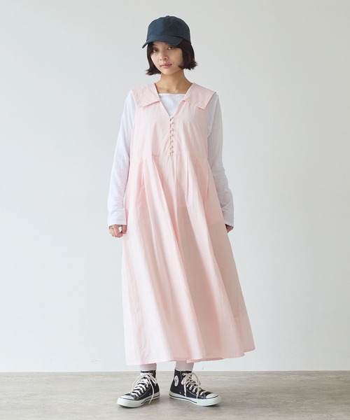 ビュルデサボン　ワンピース　完売品 bulle de savon（ビュルデサボン） ワンピース コットン/キュプラ 高