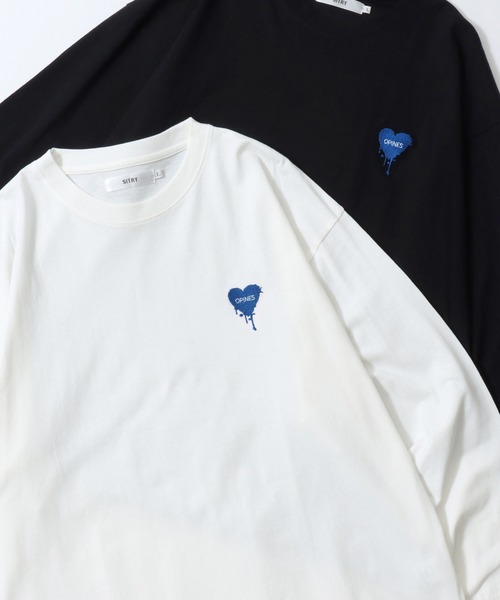 SITRY（シトリー） tシャツ 2026AW新色追加 SITRY Heart Embroidery T