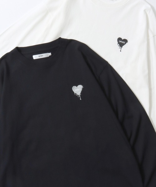 SITRY（シトリー） tシャツ SITRY Heart Embroidery T-Shirt/別注