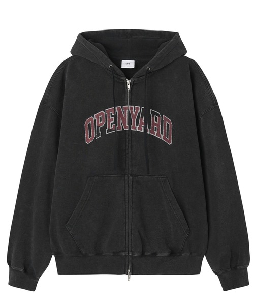 OY（オーワイ） パーカー 「OY/オーワイ」WASHED CRACK HOODIE ZIP UP