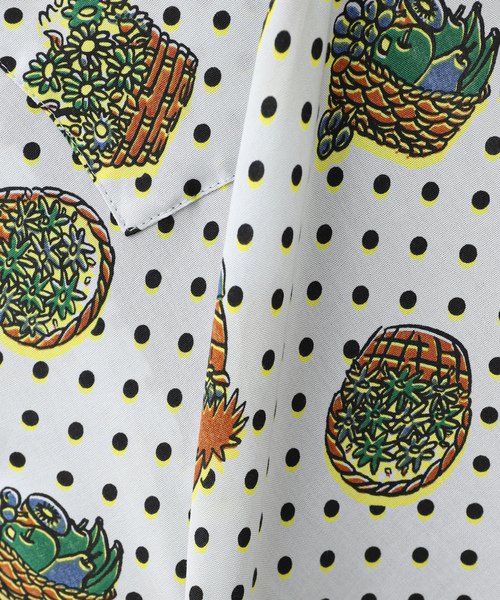 「NOMA t.d.」 半袖シャツ LARGE キャメル メンズ_画像2