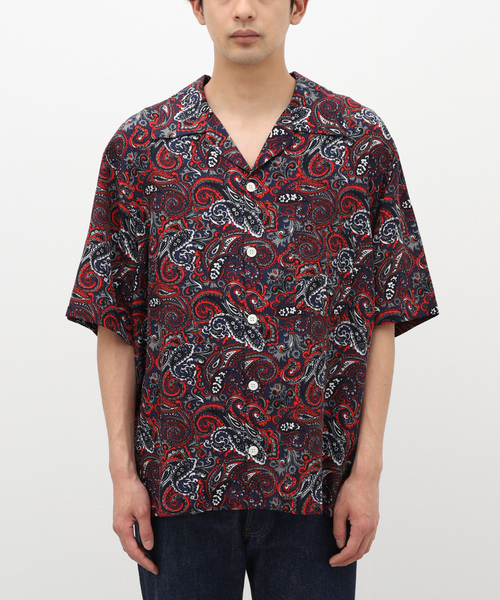 「NOMA t.d.」 半袖シャツ LARGE キャメル メンズ_画像9