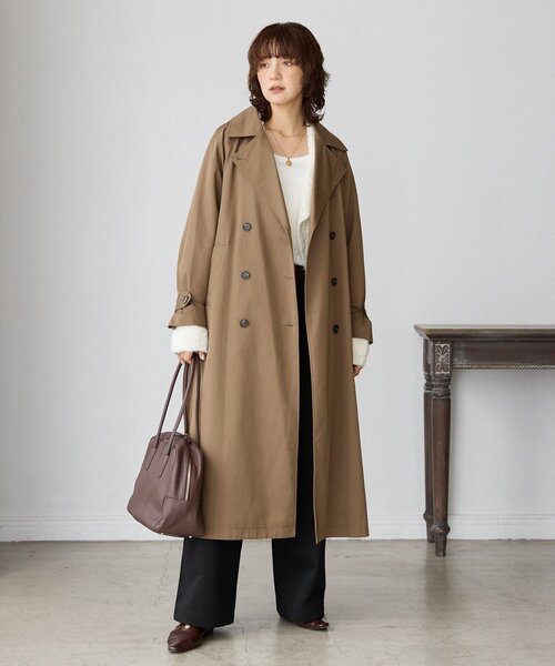 ✨美品✨ RIVE DROITE オーバーステンカラーコート　MONN.:. RIVE DROITE（リヴドロワ）の「2サイズ展開/MONN.:. オーバーステン