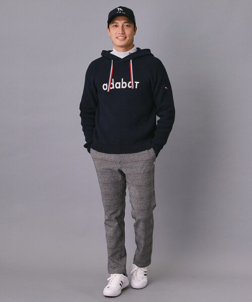 adabatニットパーカー adabat（アダバット） ニット セーター 「ADABAT NAVY」ニット