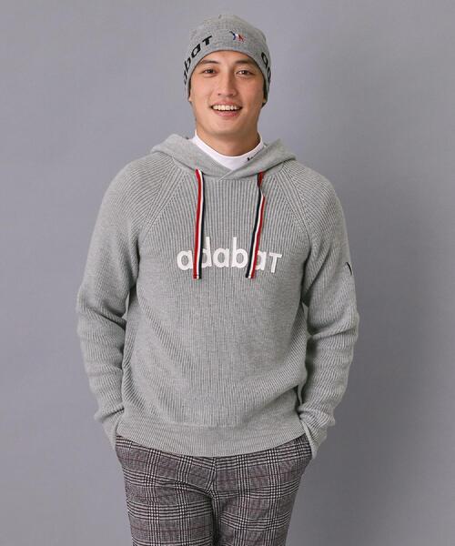 adabatニットパーカー adabat（アダバット） パーカー 「新レーベル ADABAT NAVY」ニット