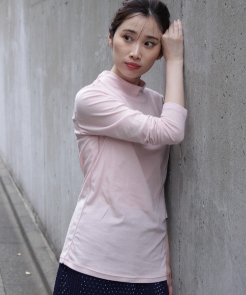 スーパーハッカ（SUPER HAKKA）/ロゴワンポイント刺繍 強撚天竺カットソー SUPER HAKKA（スーパーハッカ） tシャツ ロゴワンポイント刺繍 強撚