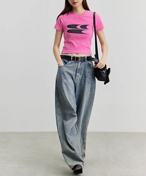 「WESTBOY」 半袖Tシャツ M ブルー メンズ_画像2