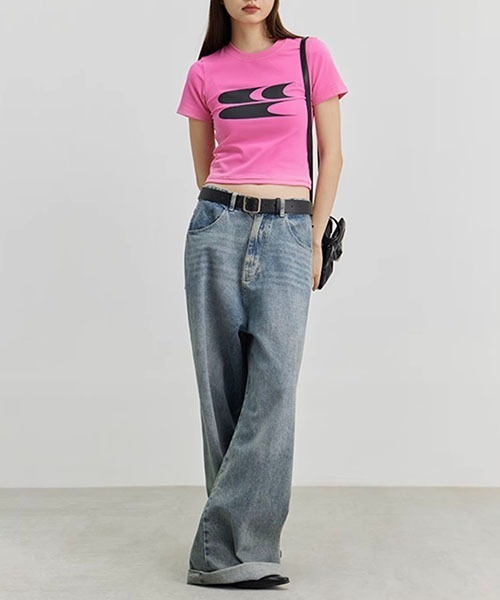 「WESTBOY」 半袖Tシャツ M ブルー メンズ_画像3