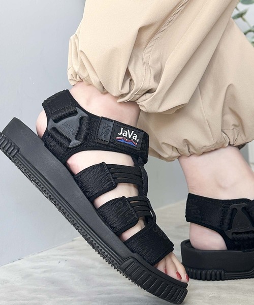 「Java」 フラットサンダル 23.0cm アイボリー レディース | Java | 07