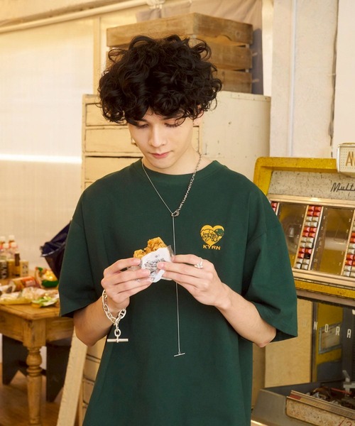 「kaoyorinakami」 半袖Tシャツ SMALL ブラック メンズ_画像6