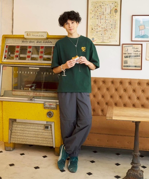 「kaoyorinakami」 半袖Tシャツ SMALL ブラック メンズ_画像7