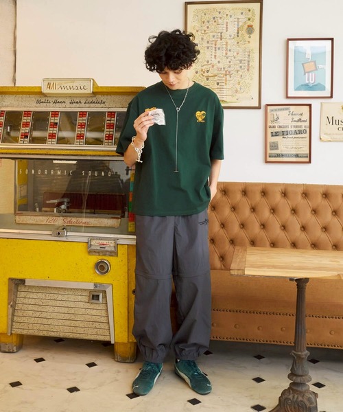 「kaoyorinakami」 半袖Tシャツ SMALL ブラック メンズ_画像8