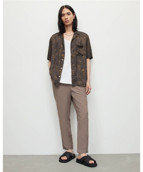 「ALLSAINTS」 半袖シャツ S ブラック メンズの画像