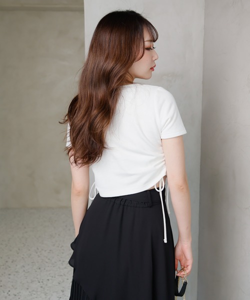 「LIPSERVICE」 半袖Tシャツ FREE ホワイト レディース_画像4