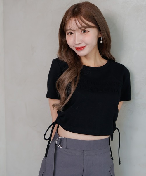 「LIPSERVICE」 半袖Tシャツ FREE ホワイト レディース_画像9