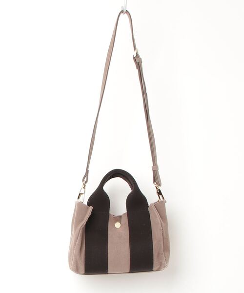 「VIOLAd'ORO」 ワンポイント2WAYバッグ - ブラウン レディース_画像2