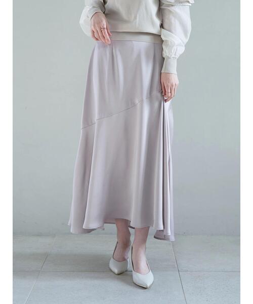 「YECCA VECCA」 スカート M チャコールグレー レディース_画像4
