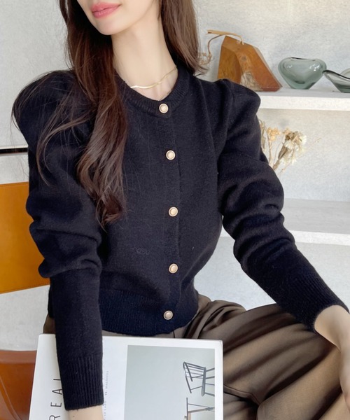 Ada. ニットカーディガン FREE ブラック レディース : ZOZOTOWN Yahoo