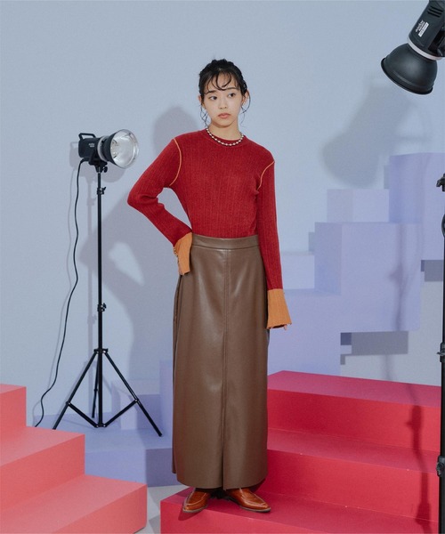 「miette」 長袖ニット FREE ブラック レディース_画像7