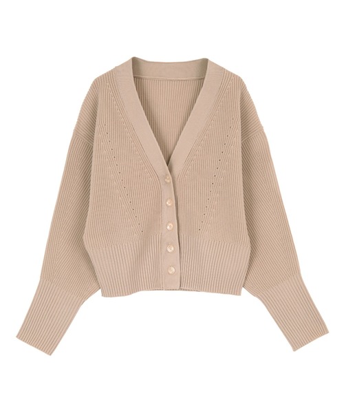 「titivate」 カーディガン L ライトグリーン レディース_画像2