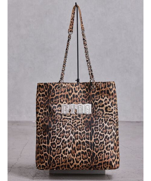 GYDA（ジェイダ） トートバッグ GYDAbijouプレートチェーントートBAG