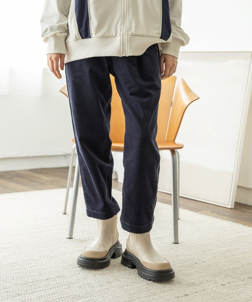 「niko and...」 イージーパンツ LARGE ネイビー レディースの画像7