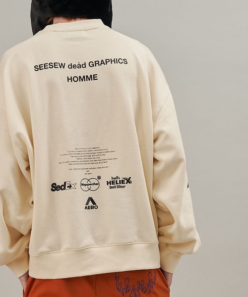 SeeSew トレーナー スウェット 「UNISEX」LIBRA MULTIPRINT SWEAT