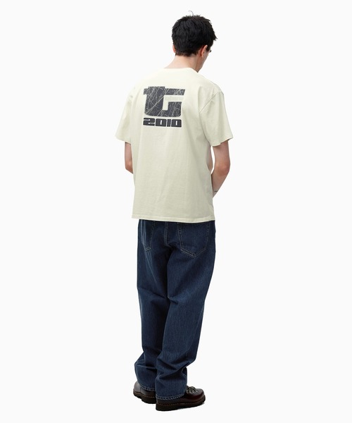 「thisisneverthat」 半袖Tシャツ L アイボリー メンズ_画像4