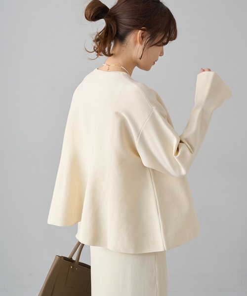 「PUAL CE CIN」 カーディガン FREE グレー レディース_画像3