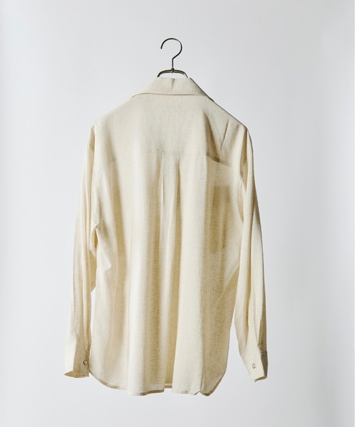 【週末SALE】Linen シャツ INTER FACTORY（インターファクトリー） シャツ takumu（MUU STUDIO